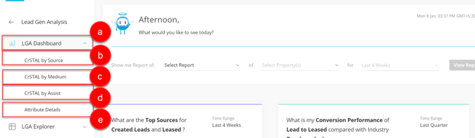 LGA Dashboard - Navigation and Overview - 1