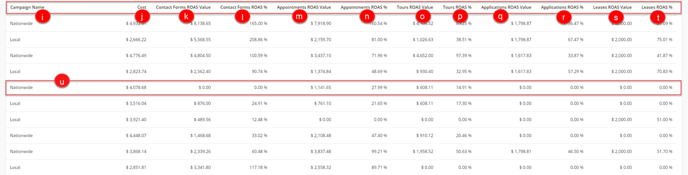 ROAS by Campaign Overview - 3