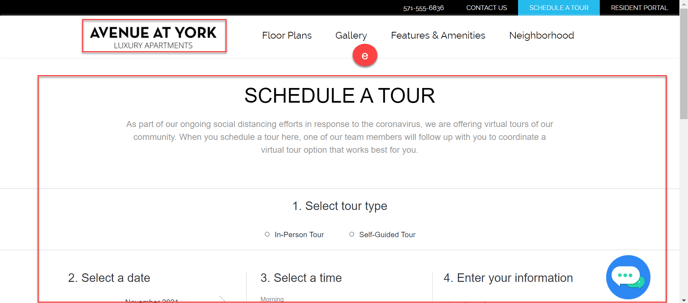 Tour scheduler embed image 5